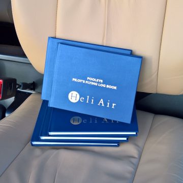 Gift helicopter pilot logbook